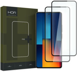 HOFI Folie protectie HOFI Sticla Securizata Full Glue set 2 bucati 2.5D Neagra Glass PRO+ pentru Xiaomi Poco M6 Pro (fol/ec/hof/gl/xpm/st/fu/se/25/ne)