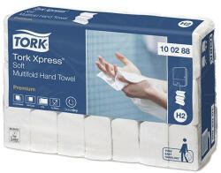 Tork Kéztörlő TORK Xpress Soft Multifold Premium H2 hajtogatású 2 rétegű fehér (100288)