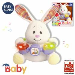 Reig Jucarie interactiva bebe cu activitati si lumini 20 cm - Iepuras (RG18114)