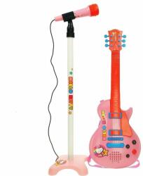 Reig Musicales Set chitara si microfon roz Hello Kitty (RG1509) - ookee Instrument muzical de jucarie