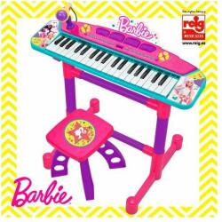 Reig Musicales Keyboard cu microfon si scaunel Barbie (RG4411) - ookee Instrument muzical de jucarie