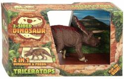 UP Int'l Figurina Triceratops 2 in 1 dinozaur si fosila (UP26861T) - ookee Figurina