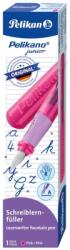 Pelikan Stilou Junior, penita A, grip ergonomic, pentru dreptaci, culoare roz, in cutie de carton, Pelikan 824828