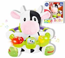 Reig Jucarie interactiva bebe cu activitati si lumini 20 cm - Vacuta (RG18112)