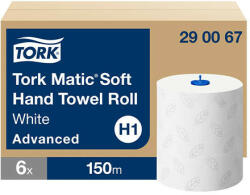 Tork Kéztörlő TORK Matic® Soft tekercses 2 rétegű 21cm fehér