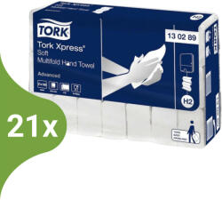 Tork Xpress® Soft Multifold hajtogatott kéztörlő - 130289 (Karton - 21 csg)