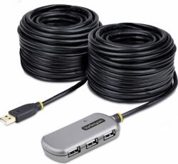 StarTech U02442-USB-EXTENDER USB-A apa - USB-A anya 2.0 hosszabbító kábel - Ezüst (U02442-USB-EXTENDER)