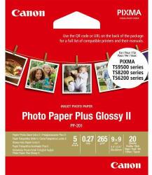 Canon PP-201 Glossy II 8, 9 cmx 8, 9 cm hârtie foto lucioasă (20 buc/pachet) (2311B070AA)