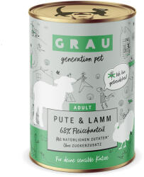 Grau GRAU Gourmet fără cereale 6 x 400 g - Curcan & miel