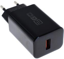 2GO Ladegerät 18W 1x USB-C schwarz (795954) (795954)