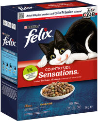 FELIX 4x1kg Felix Countryside Sensations marha száraz macskatáp