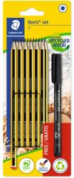 STAEDTLER Bleistifte Set Noris 100% PEFC + 1 Lumocolor retail (120 BK12P3) (120 BK12P3)