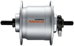 Shimano Nexus DH-C3000-3N dinamós első kerékagy (agydinamó), 36H, csavaros, felnifékes, 6V, 3W, ezüst, doboz nélkül