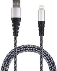 2GO 795952 USB-A apa - Lightning apa 2.0 Adat és töltőkábel - Ezüst (1m) (795952) (795952)