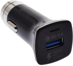 2GO USB KFZ-Schnell-Ladegerät Universal USB QC 3.0 schwarz (795955) (795955)
