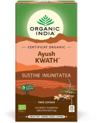 Organic India Ceai Bio Tulsi Ayush KWATH, 25 plicuri, Organic India