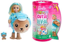 Mattel Barbie, Cutie Reveal, Chelsea, papusa ursulet-delfin cu accesorii