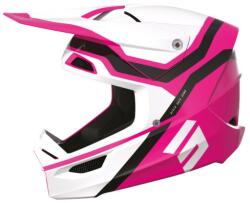 Shot Race Sky motocross bukósisak fehér-rózsaszín