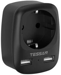 Tessan Utazási adapter TS-611-DE-BK - dellaprint