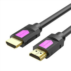 Lention HDMI 4K nagy sebességű HDMI-kábel, 3 m fekete (CB-VC-HH20-P2-3M-BLK)