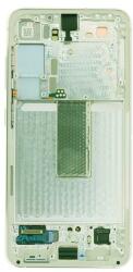 tel-szalk-19297028147 Samsung Galaxy S23 S911B Eu ver. Zöld előlap LCD keret, burkolati elem (tel-szalk-19297028147)