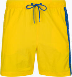 Tommy Hilfiger Férfi úszónadrág Tommy Jeans SF Medium Drawstring Side Tape vivid yellow