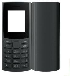 tel-szalk-19297028156 Nokia 106 (2023) Fekete előlap LCD keret, burkolati elem (tel-szalk-19297028156)