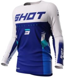 Shot Tricou motocross Shot Contact Tracer albastru și alb (SHOA08-12B2-B03)