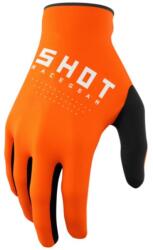 Shot Mănuși de motocros Shot Raw negru-alb-alb-portocaliu lichidare (SHOA08-13D1-D06)