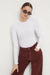 Abercrombie & Fitch hosszú ujjú női, fehér - fehér XL - answear - 8 590 Ft
