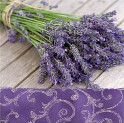  Szalvéta 1db 33x33cm Lavander in the Country, Levandula vidéken (P.W.SDL090000)