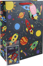 Eurowrap ajándéktasak (33x45, 5x15 cm) űrhajós (4) (33949-1WC)