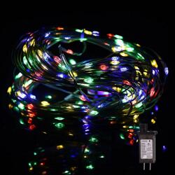 ProGarden 80 LED-es kültéri izzósor, dekor fényfüzér, hálózati, színes, 6 m (AX9600420)