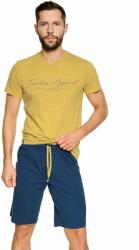 Henderson Pulse férfi pizsama, sárgásbarna