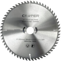 CRATER Körfűrészlap 250*30 / 60Fog Carbide (322N693)