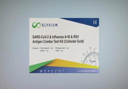  COVID-19 (SARS-CoV-2) & Influenza A/B & RSV Antigén kombinált tesztkészlet (1 db) Elysium (SUN741)