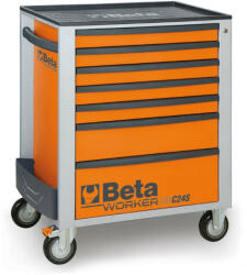 Beta BW 2400S-R7/E-M Worker 7 fiókos szerszámkocsi 309 darabos szerszámkészlettel (024006226)