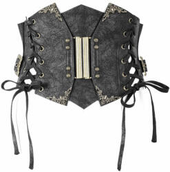 Devil Fashion Corset (curea) DEVIL FASHION - Nekhbet Steampunk Corset with Metal - AS045