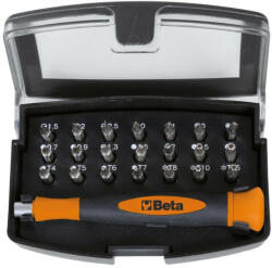 Beta BW 1256/C21-1 Worker 21 darabos csavarhúzó készlet mágneses betéttartóval, zsebben hordható tokban (012566122)