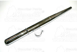 kipufogó dob SIMSON S 50 / S 51 / S 70 / ROLLER SR 80 / SCHWALBE KR 51 krómos dobozolt (218071) Német Minőség