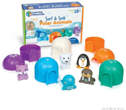 Learning Resources Sort & Seek Polar Animals finommotorikai játékkészlet (LR-LER6811)