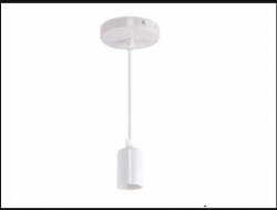 STRÜHM Uno E27 foglalatú fehér függesztett lámpa (3810)