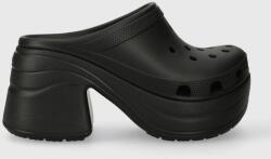 Crocs papucs Siren Clog fekete, női, magassarkú, 208547, 208371 - fekete Női 41/42