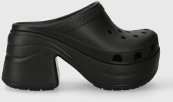 Crocs papucs Siren Clog fekete, női, magassarkú, 208547, 208371 - fekete Női 38/39