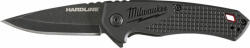 Milwaukee Összecsukható kés sima élű 64 mm, D2 acél, fekete - 1 db (4932492452) - nagykereskedelem