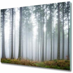  tulup. hu Üveg vágódeszka Köd az erdőben 60x52 cm
