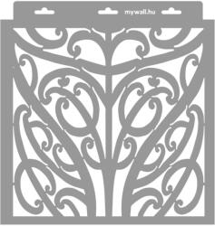 MyWall Maori 05 stencil - 3D - 31x35 cm közepes