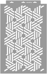MyWall Kelta 03 stencil - 3D - 38x60 cm maxi