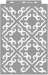MyWall Diagonal 07 stencil - 3D - 38x60 cm maxi 1