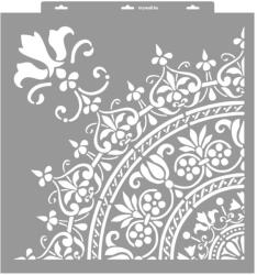 MyWall Mandala 04 stencil - 3D - 59x63 cm extra